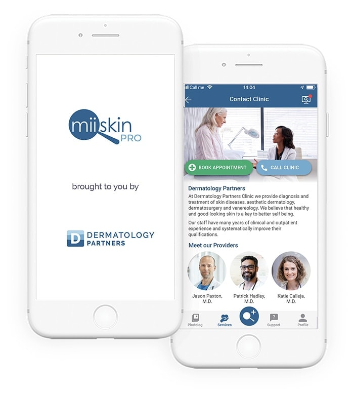 Branded Miiskin App for your clinic