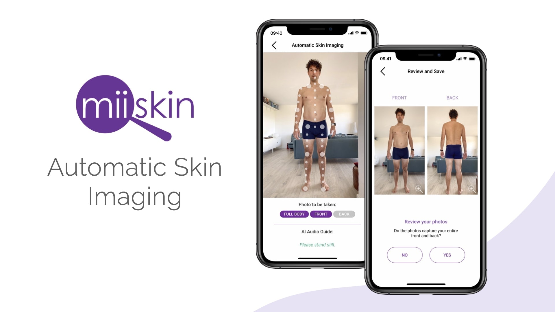 miiskin app automatic skin imaging