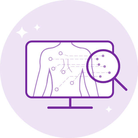 Skin Mapping to automatically highlight moles and marks