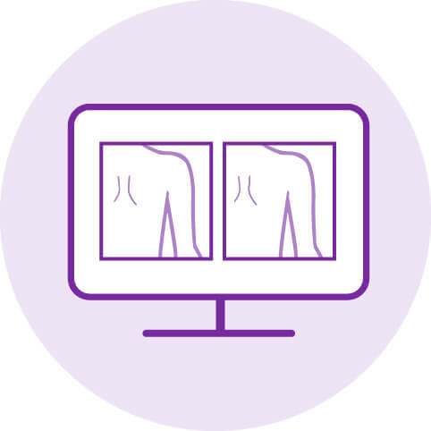 Side by side view on tablets and computers with Web Compare