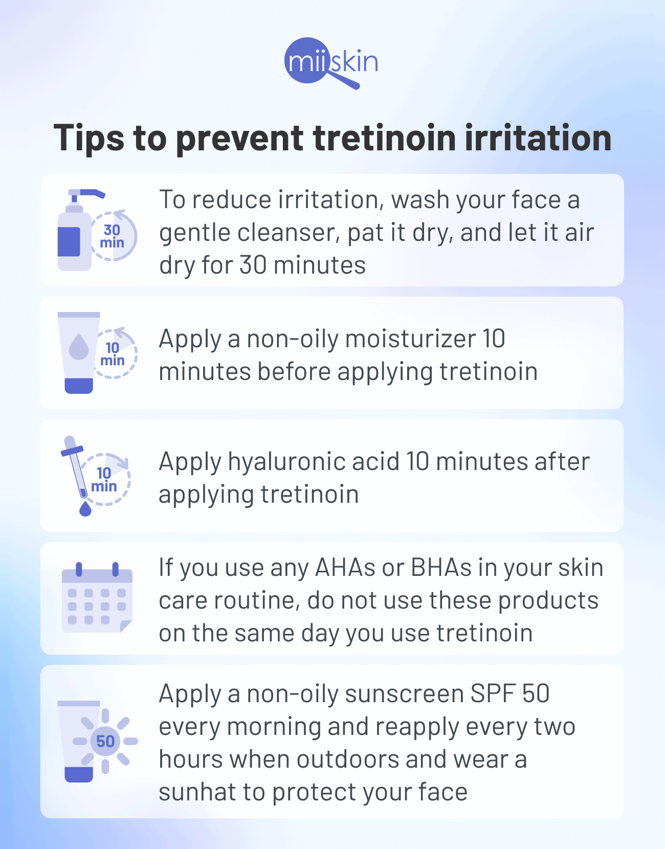 how to reduce tretinoin purge