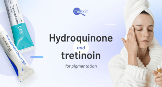 tretinoin and hydroquinone