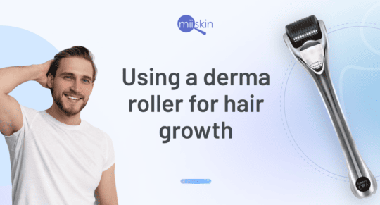 derma rolling on hair