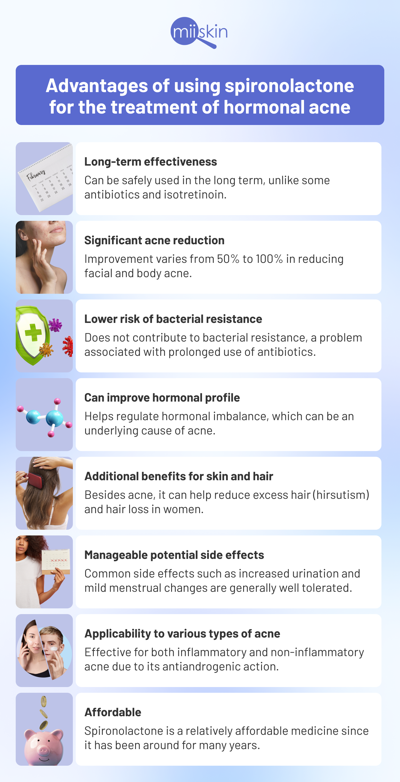 benefits of using spironolactone for acne