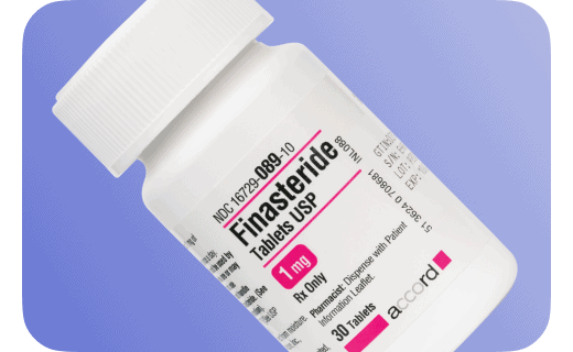 Finasteride in oral form