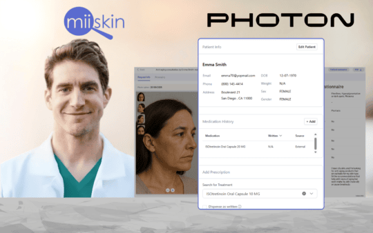 miiskin teams up with photon health