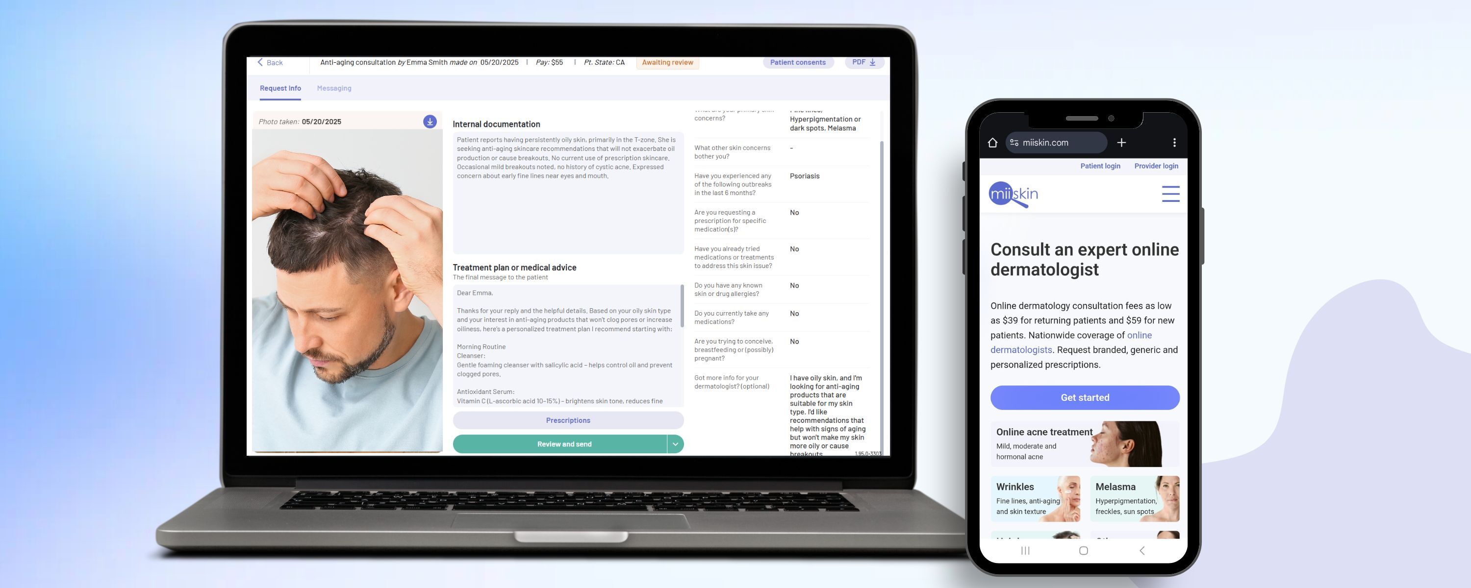 miiskin platform for dermatologist miiskin telehealth platform
