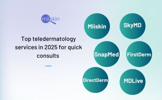 telehealth platforms for quick dermatology consultations