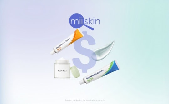 tazarotene creams with a dollar sign