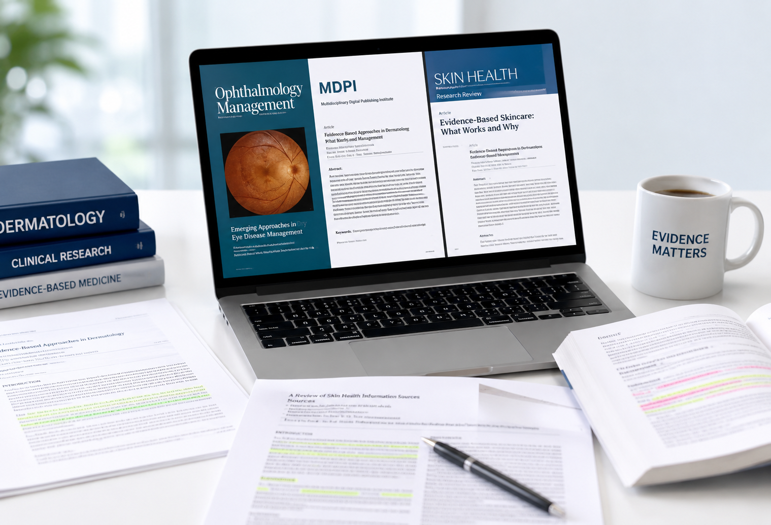 evidence-based research workspace Referenced by Scientific and Medical Publications