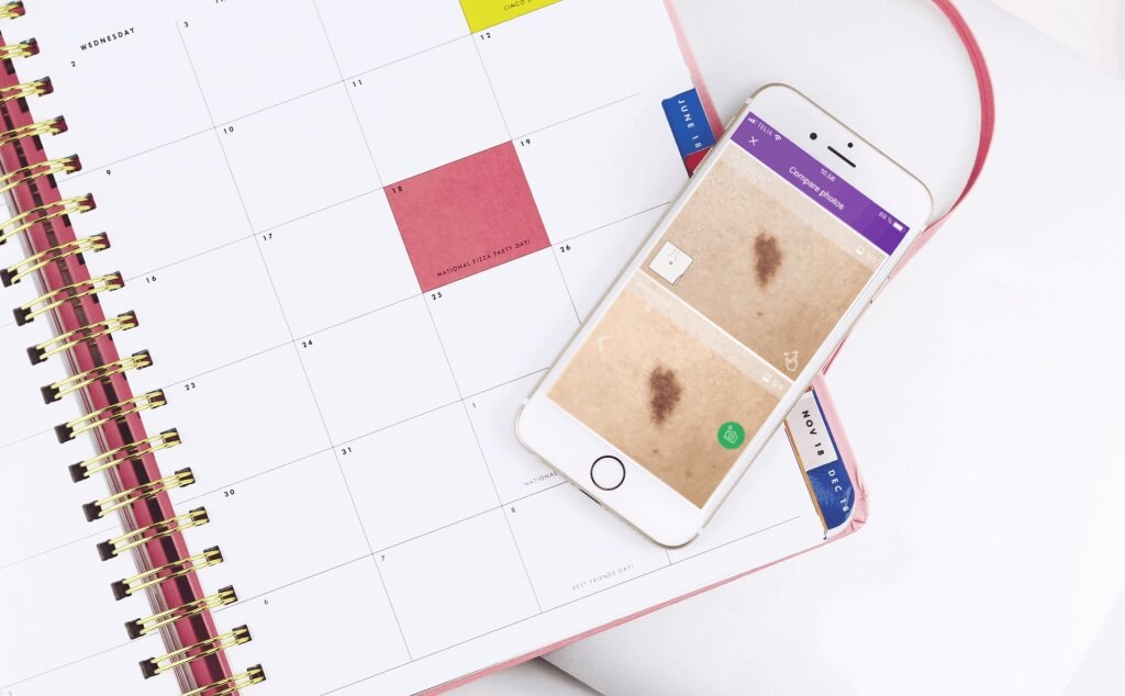 track your skin with photos