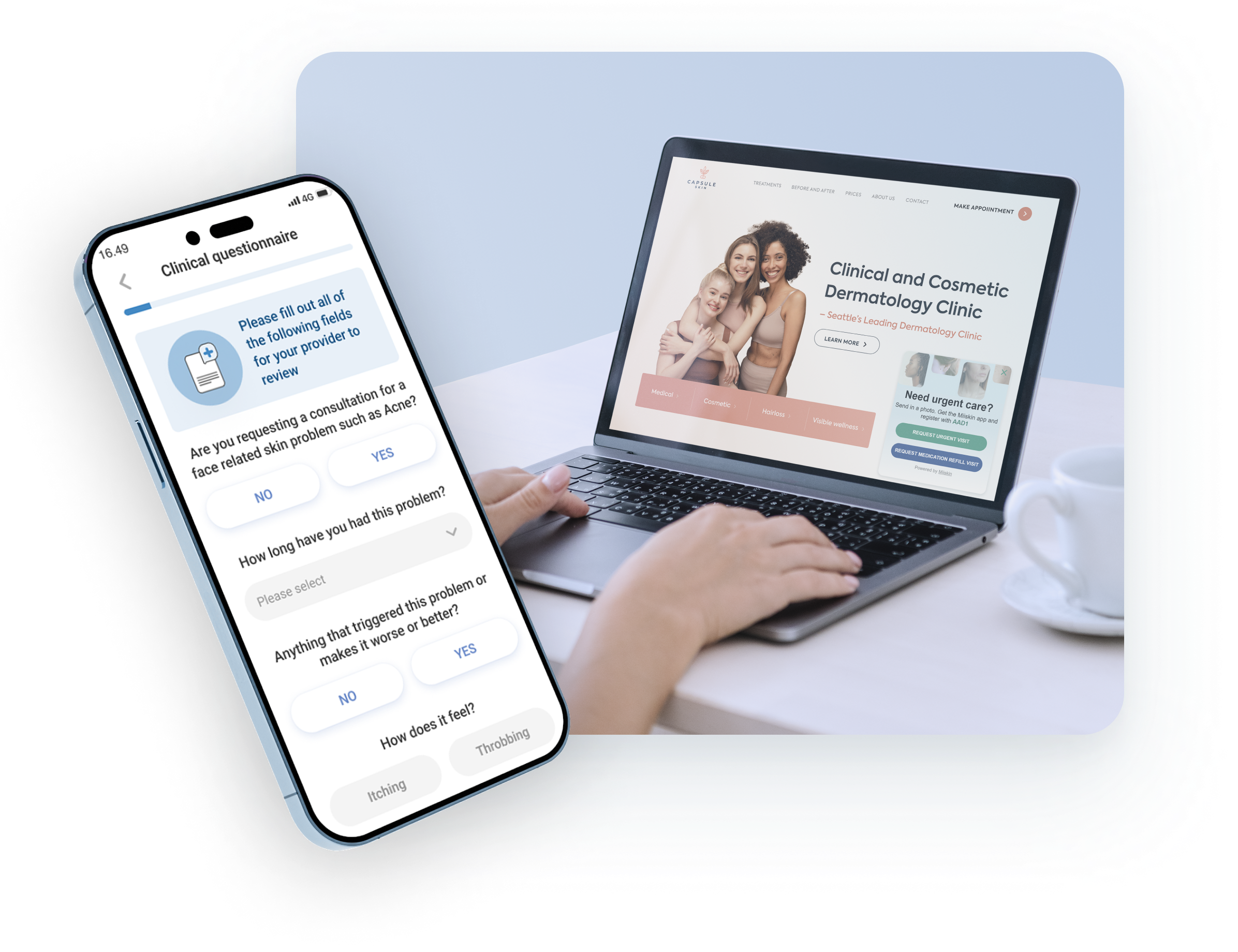 online triage service miiskin pro