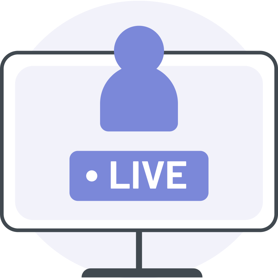 platform for live video conferencing
