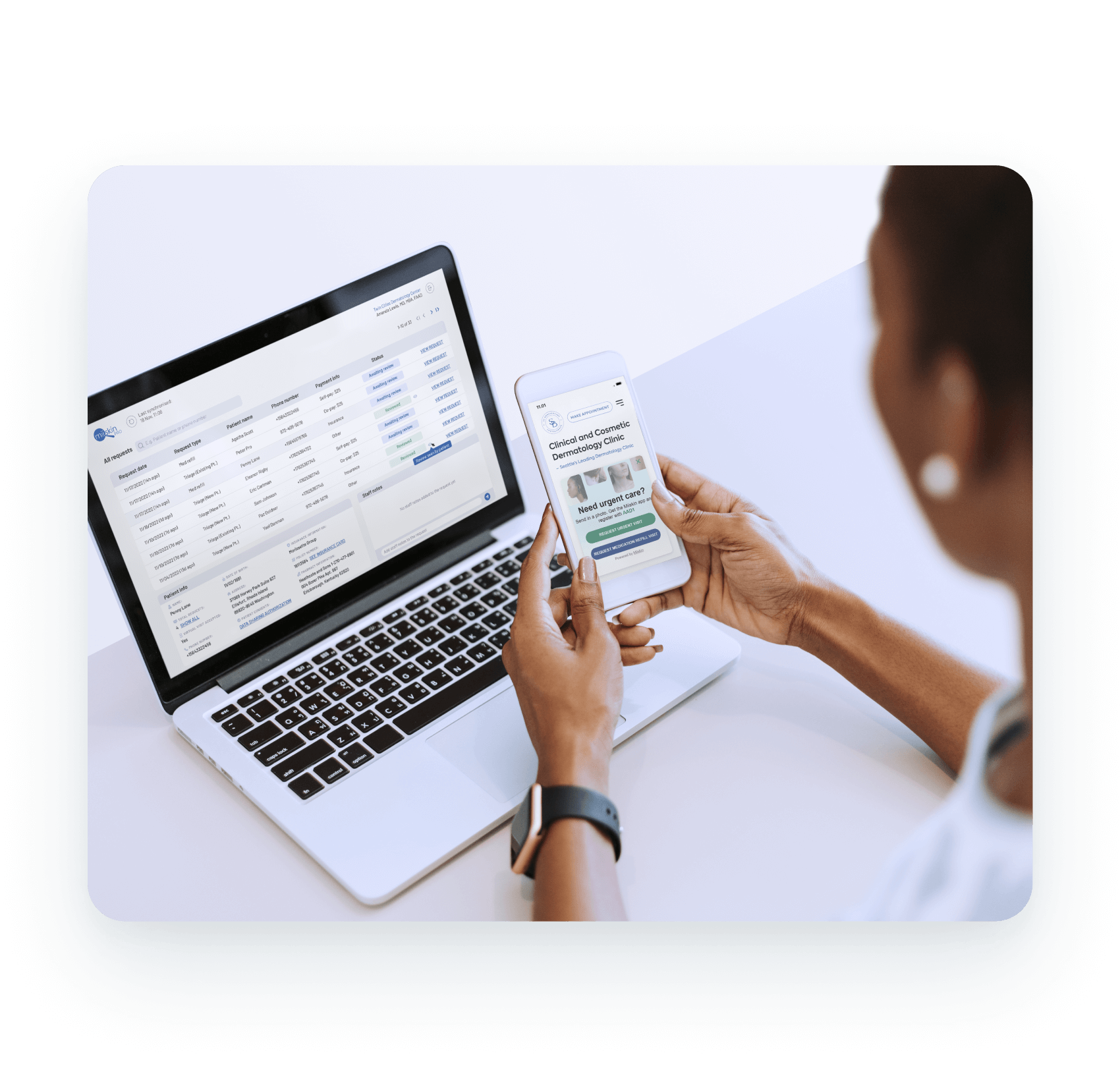 integrations and the provider portal for Miiskin Pro