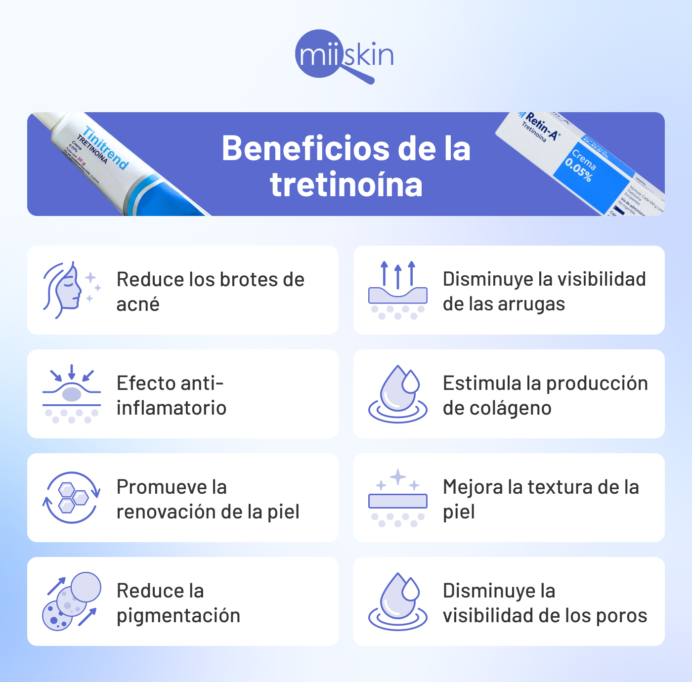 ventajas del uso de la tretinoína