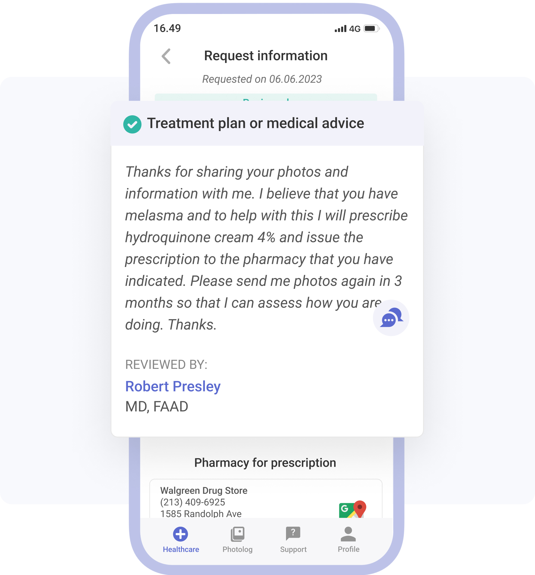 hydroquinone prescription online