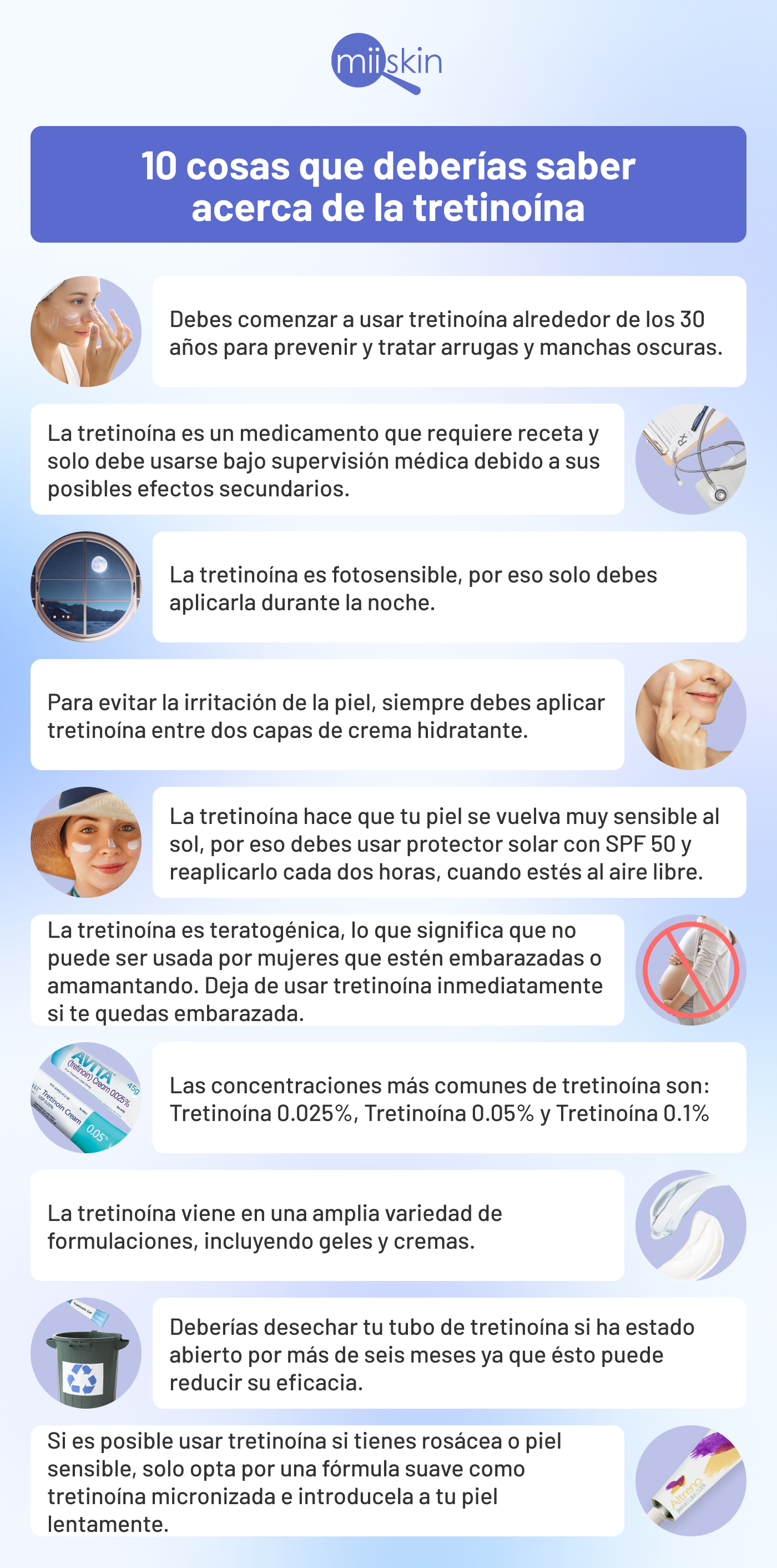 las 10 cosas mas importantes sobre la tretinoina