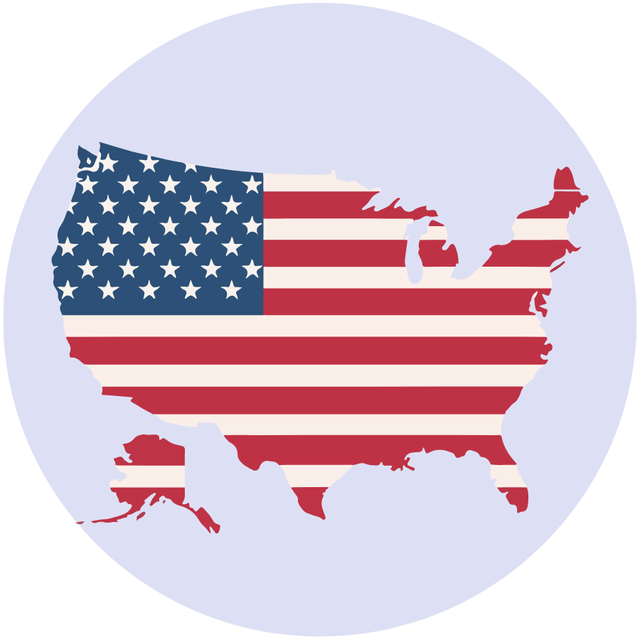 us flag representing dermatology coverage