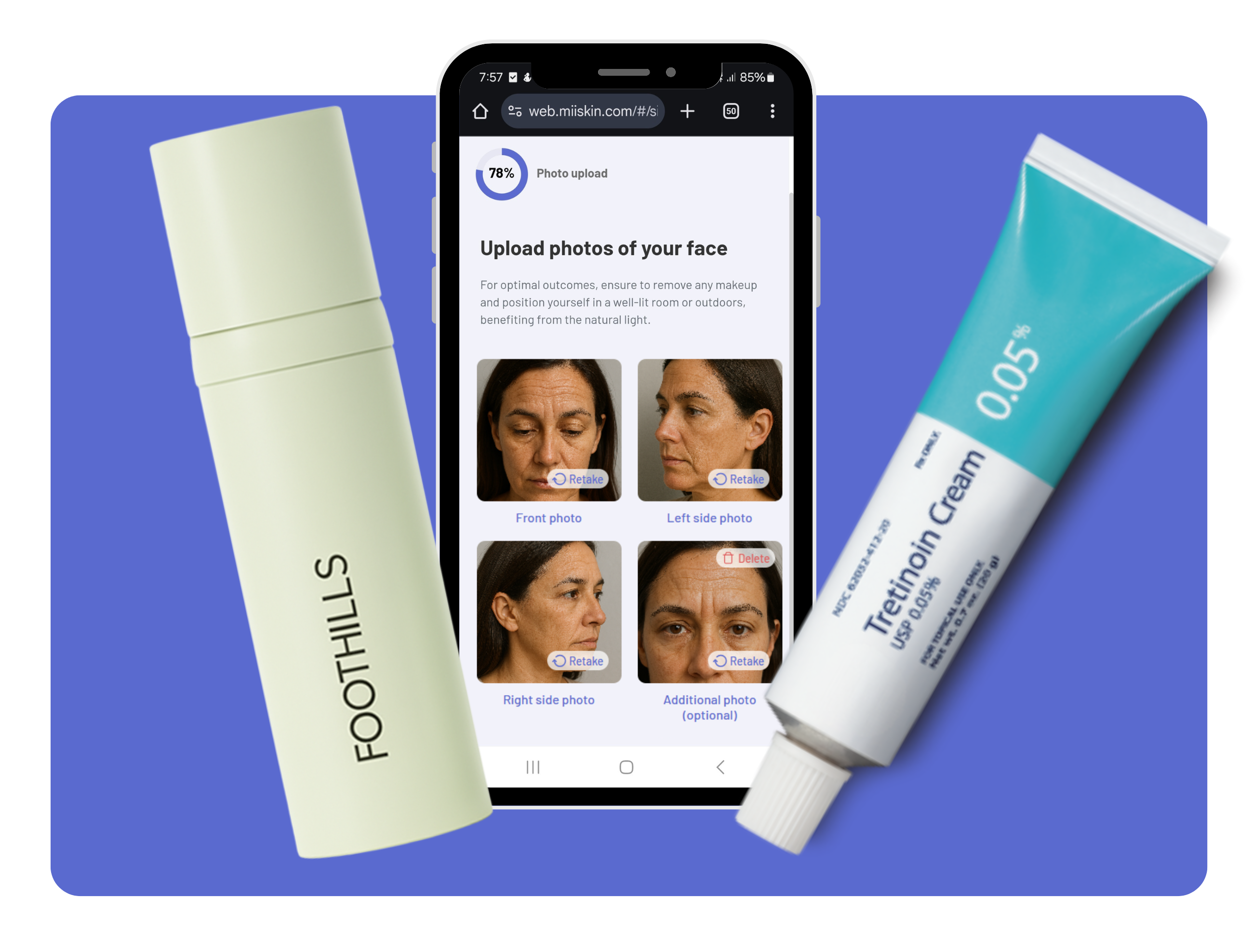 anti-aging treatment with miiskin