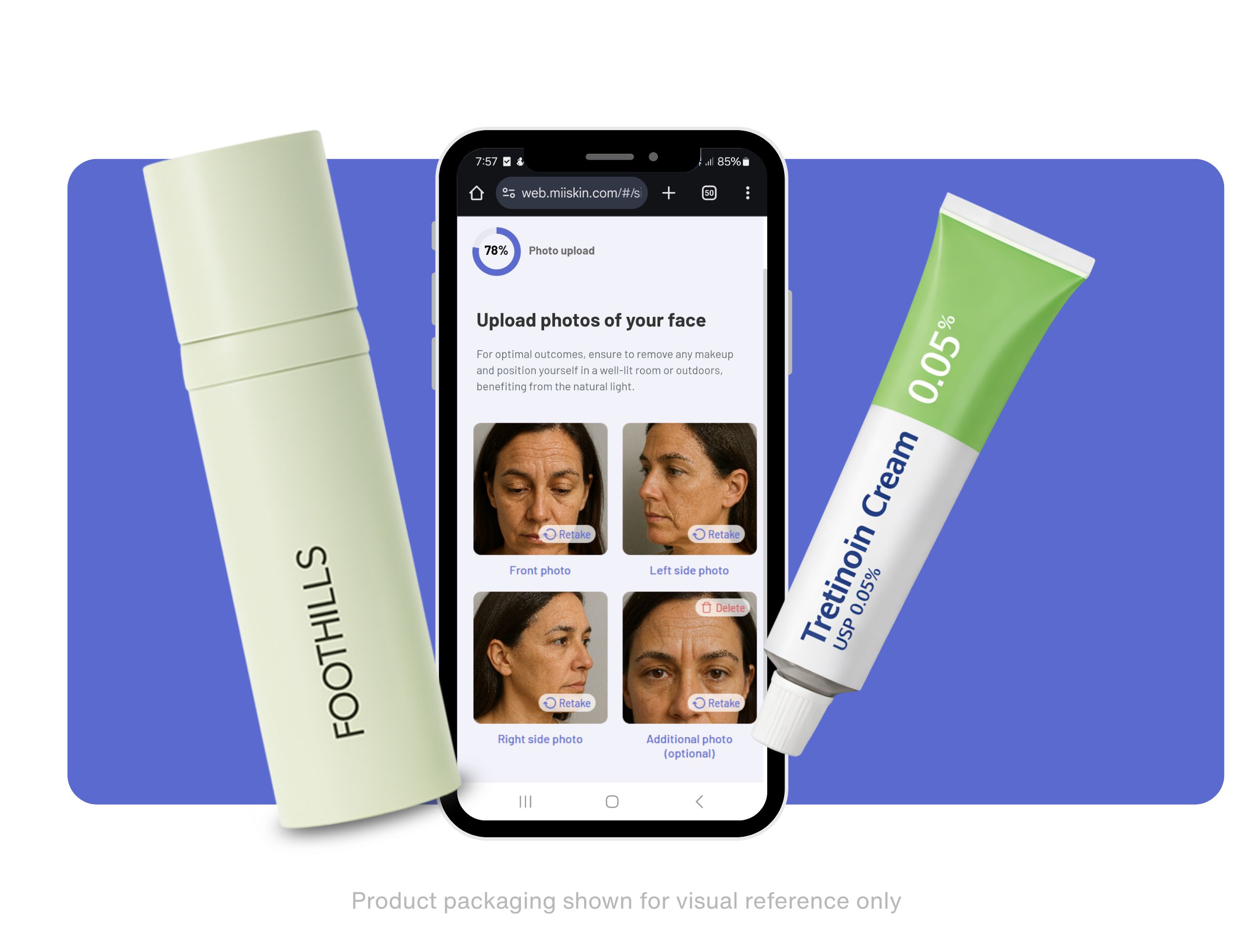 anti-aging treatment with miiskin